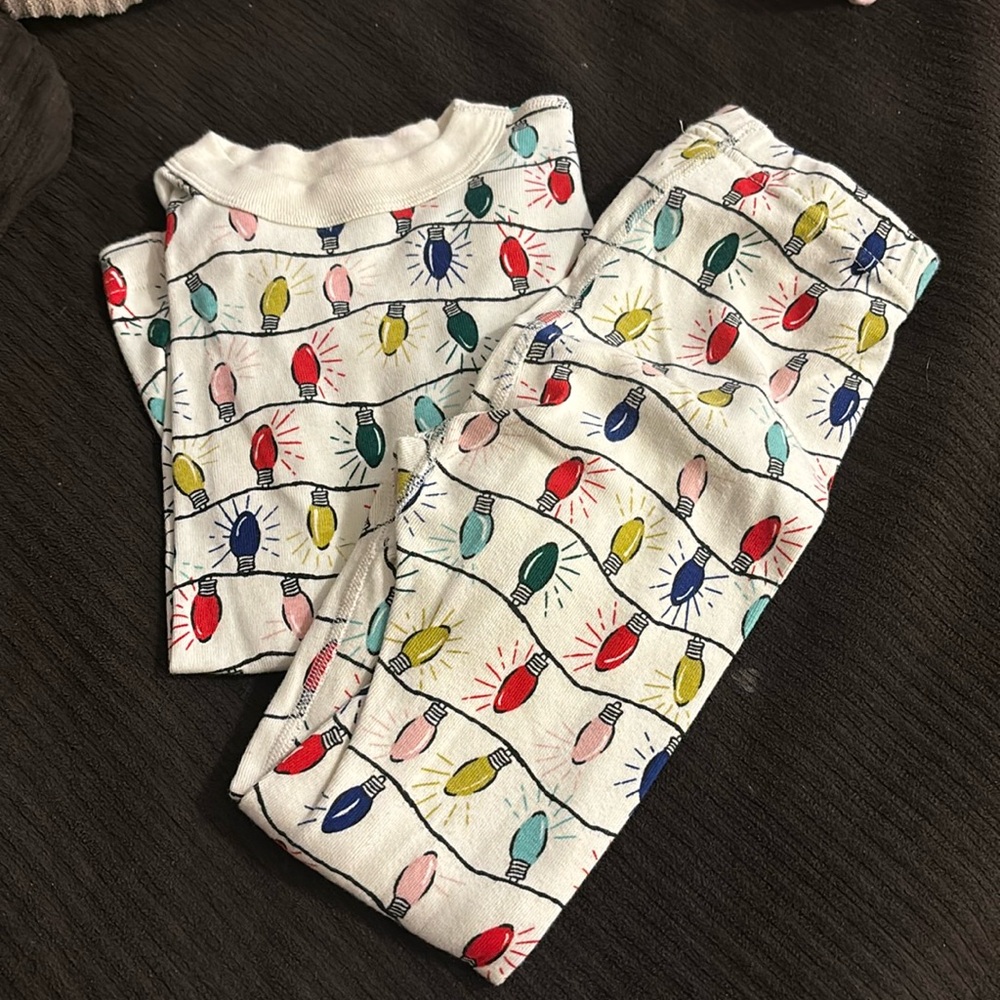 Christmas light bulb pjs